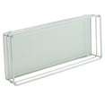 thumbnail image 6 of ELLE Paris Limoges Collection Metal Freestanding Vanity Tray Chrome, 6 of 7