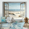 thumbnail image 2 of Designart Window To The Beach II Canvas Wall Art, 2 of 5