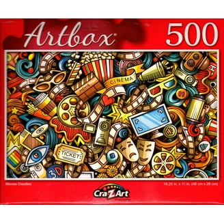 Cra-Z-Art Multi-Shaped Cupcakes Jigsaw Puzzles, 500 Total Pieces