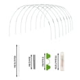 thumbnail image 3 of ZPAQI Garden Hoops Row Cover Hoops Greenhouse Frame Garden Hoops For Raised Beds, 3 of 10