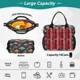 thumbnail image 2 of FORMRS Insulated Lunch Bag Unisex Large Capacity with Shoulder Strap, Colorful Space Cat, 2 of 6