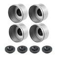 thumbnail image 1 of Unique Bargains 4pcs 2.72' Trailer Axle Dust Cap Cup Grease Cover with 4pcs Rubber Plugs Set for Trailer Camper RV, 1 of 6