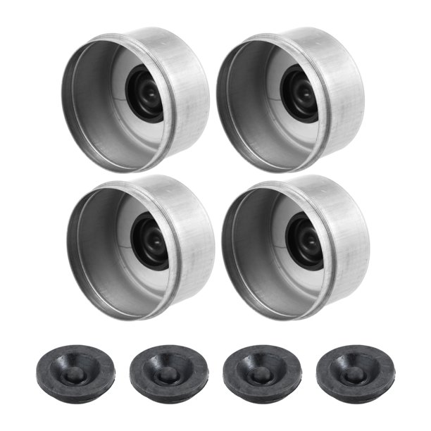 4uds 2.72' tapa cubierta Anti-Polvo para Remolque Unique Bargains con 4uds Goma Tapones