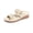 Beige, variant on Womens Wedge Sandals Dressy, Rubber Sole Comfortable Walking Casual Slip on Lightweight Summer Sandals