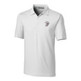 thumbnail image 2 of Men's Cutter & Buck White Mississippi State Bulldogs Big & Tall Forge Pencil Stripe Stretch Polo, 2 of 3