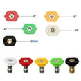 thumbnail image 3 of Pressure Washer Tips, Set of 5 Pressure Washer Nozzle Tips with Nozzle Holder, Quick Connect Power Washer Tips, Multiple Degrees Rinse Kit, Pressure Washer Accessories, for Hot and Cold (Camouflage), 3 of 6
