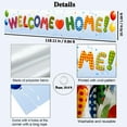thumbnail image 6 of Welcome Home Banner Housewarming, Outdoor Welcome Back Home Yard Sign, Welcome Home Decorations Photo Props for Hospital Military Homecoming Deployment Returning Party Family Party Supplies, 6 of 11