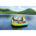 thumbnail image 3 of Bestway Hydro Force Sunny 5 Person Inflatable Floating Island Lounge Raft, 3 of 10