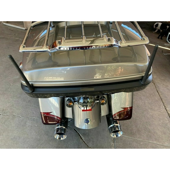 7" inch 2-pack Short Stubby AM/FM/XM/CB Power Antennas Mast Rod for HARLEY-DAVIDSON 1989-2022 New