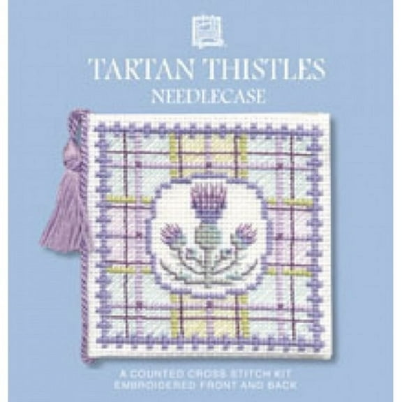 Textile Heritage Tartan Thistle Needle Case Cross Stitch Kit