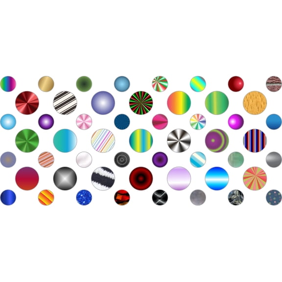 StickerTalk Variety Camera Dots Webcam Covers, 1 sheet of 53 stickers, 32 0.25 in. dia., 21 0.375 in. dia.