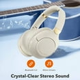 thumbnail image 5 of Viflosae Headphones Wireless Over the Ear Headphones Wireless Bluetooth Earphones Foldable Head Mounted Earphones Heavy Long Battery Gaming Earphone, 5 of 7