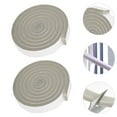 thumbnail image 3 of 2 Rolls Air Conditioner Foams Insulating Strips High Resilience Window Strips Weather Seal Tapes, 3 of 7