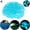 Blue, variant on PULLIMORE 300 Pcs Fish Tank Luminous Rocks Glow in the Dark Luminous Gravel Stones for Garden Walkways Landscaping Decor (Colorful)