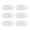 White, variant on 6pcs Mini Silicone Shoulder Pads Invisible Shoulder Strap Pads Non-slip Shoulder Strap Gasket Lingerie Shoulder Pads Anti-slip Shoulder Clasp for Women Use White