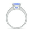 thumbnail image 2 of ANGARA Natural Cushion 2.6 ct Tanzanite Cocktail Ring with Diamonds in 14K White Gold for Women (Size-10x8mm) | December Birthstone, Anniversary, Jewelry Gift for Women | Natural Tanzanite Ring, 2 of 9