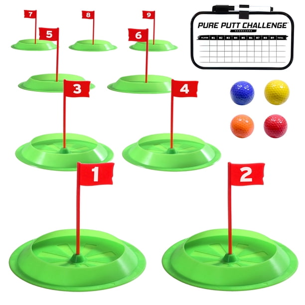 GoSports Pure Putt Challenge Mini Golf Game - Construye tu propio campo en casa, la oficin GoSports GoSports