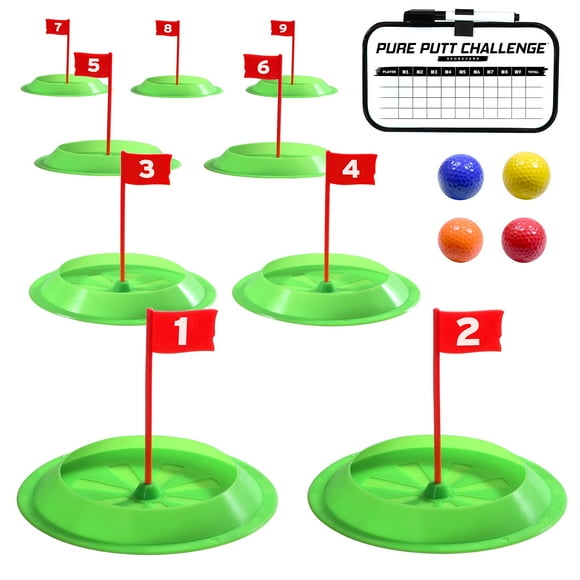 GoSports Pure Putt Challenge Mini Golf Game - Construye tu propio campo en casa, la oficin GoSports GoSports