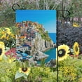 thumbnail image 2 of ALAZA Italy Sea Coast Landscape Decorative Double Sided House Flag 28 x 40 inch, 2 of 2