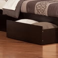 thumbnail image 2 of AFI Madison Queen Wood Platform Bed with Footboard & Storage Drawers, Espresso, 2 of 7