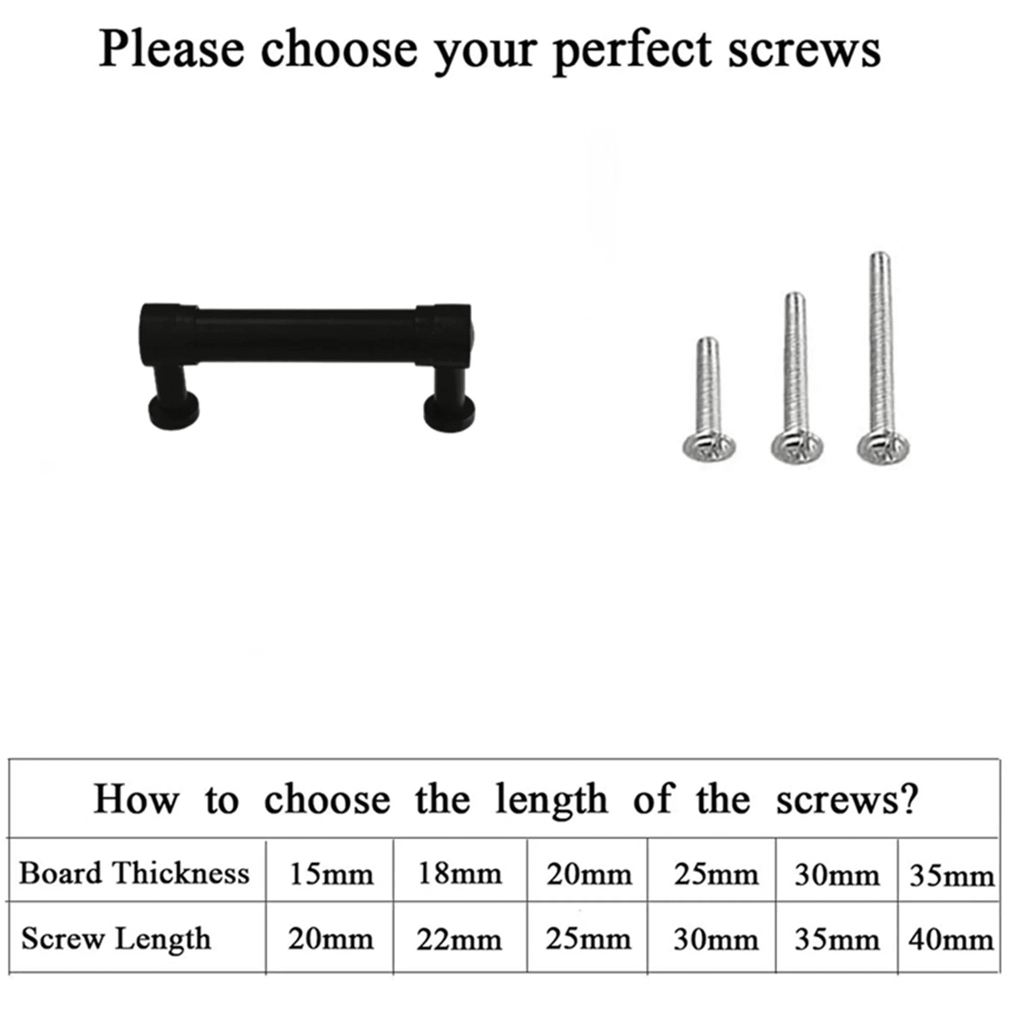 Fitviso 25 Pack 3.25 inch Center to Center Matte Black Cabinet Pulls Kitchen Cabinet Handles