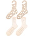 thumbnail image 1 of 4pcs Weave Knitting Sock Tools Wood Sock Blockers DIY Sock Knitting Models Knitting Molds, 1 of 8