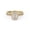 Yellow Gold, variant on AFFY Halo Bridal Ring Set for Women Center 6X4mm Emerald and Round Cut Lab Created Moissanite Half Eternity Engagement Wedding Ring in 14K Yellow Gold Over Sterling Silver Size-9