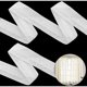 thumbnail image 1 of Cinta de pliegues para proyectos de bricolaje, accesorio para cortinas suave y duradero, fácil de usar para hacer cortinas plisadas, antienvejecimiento, antiultravioleta, 28 metros de largo, 1 of 1