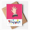thumbnail image 1 of Temblores, temblores, temblores. Sobre de la Carta de felicitación de la tarjeta de matrimonio, 1 of 4