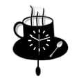 thumbnail image 1 of Reloj de pared con forma de taza de café (sin taza), ideal para colgar en la oficina o para amantes de la música. Ideal para aulas y dormitorios., 1 of 9