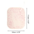 thumbnail image 3 of Unique Bargains 1 Pc Reusable Sponge Face Scrubber Thickening for Removing Makeup 4.57"x3.78" Red, 3 of 5