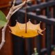 thumbnail image 4 of Bandeja de Comedero de Pájaros Colgante de Metal | Bebedero de colibrí a prueba de lluvia en forma de paraguas | Decoración de jardín de baño de pájaros de hierro para exteriores | Colgante duradero, 4 of 9