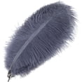 thumbnail image 4 of 10PCS Gray Ostrich Feathers, 10-12 inch(25-30 cm) Ostrich Feathers Bluk for DIY Crafts Centerpieces Wedding Halloween Costume Party Decorations, 4 of 7
