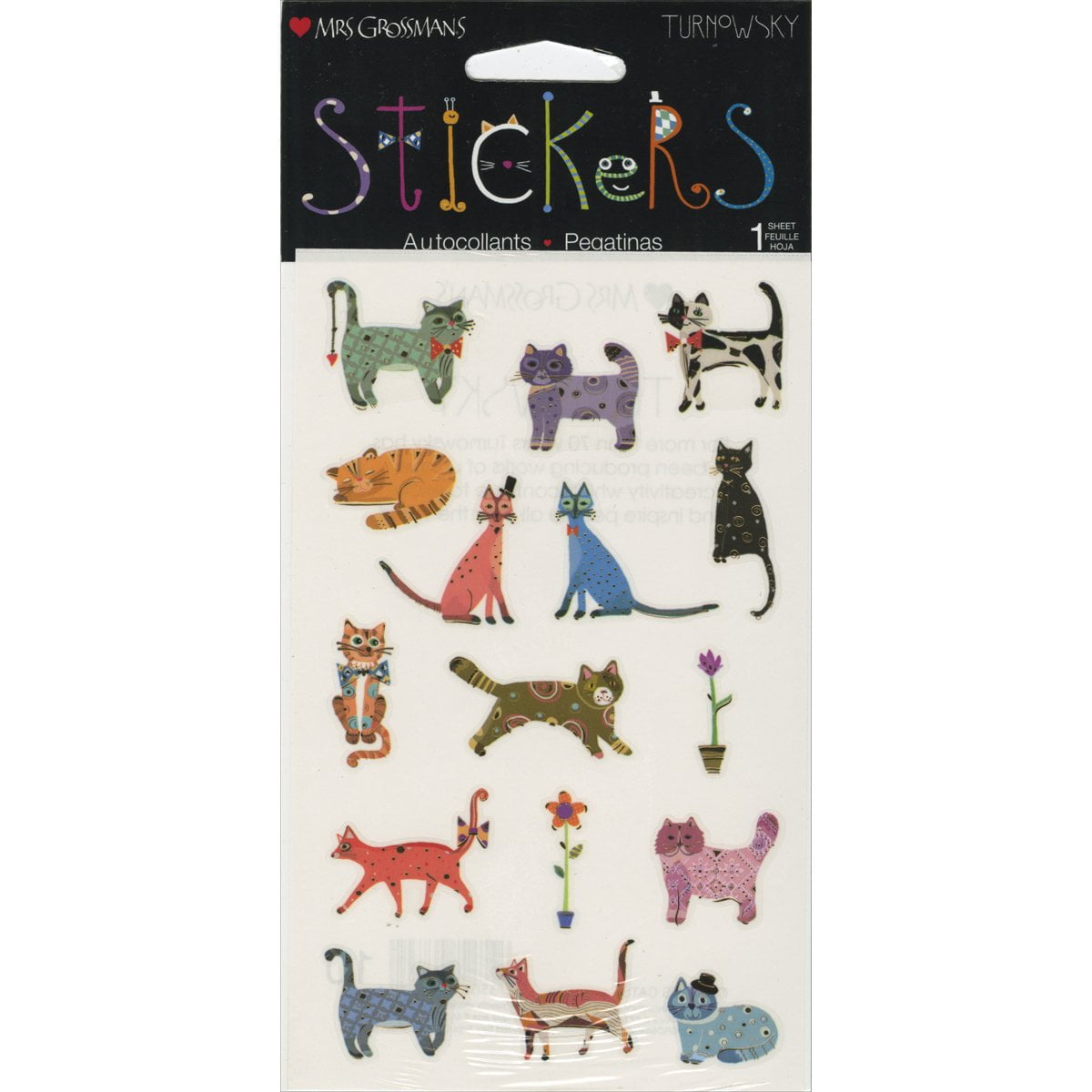 Mrs Grossman's Turnowsky Stickers 2 Strips Merry Ornaments Christmas Mrs Grossman's Turnowsky Stickers 2 Strips Merry Ornaments Christmas