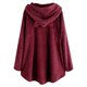 thumbnail image 4 of Trajes Navideños Para Mujer Abrigo de Felpa de Invierno Impresión Informal Orejas de Gato Top de Manga Larga Con Capucha Odeerbi ODB203390, 4 of 4