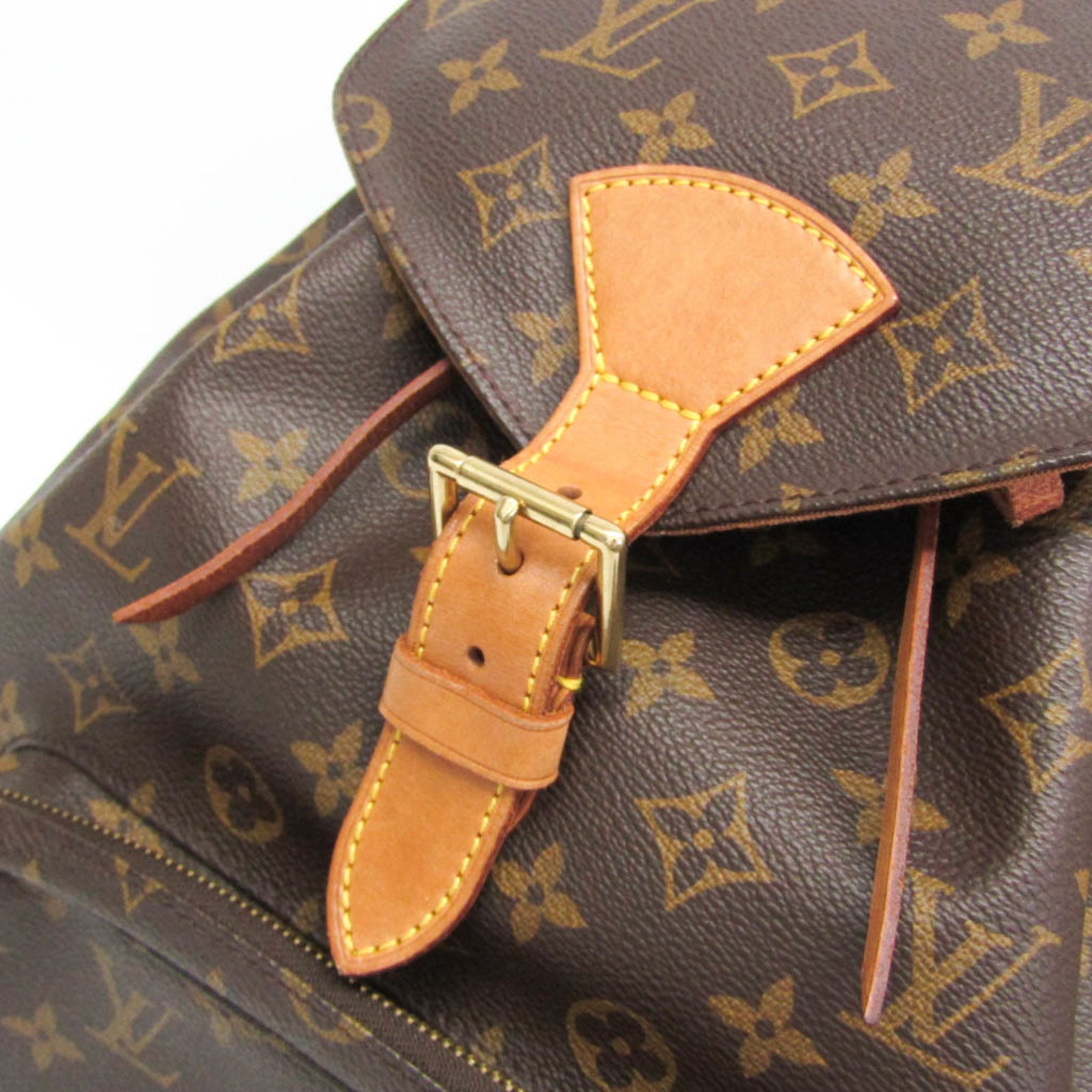LOUIS VUITTON Monogram Montsouris GM Backpack M51135 LV Auth BA11002 LOUIS VUITTON Backpack Monogram Canvas Montsouris GM main image 4