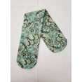 thumbnail image 1 of Brown & Teal Paisley Double Oven Mitt by Penny's Needful Things, 1 of 2