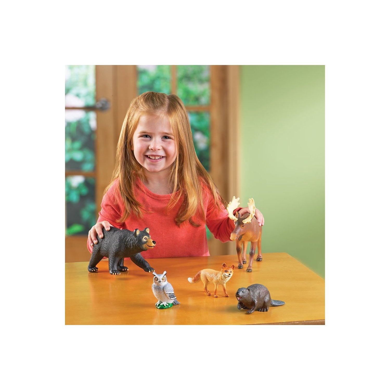 Learning Resources Jumbo Forest Animals - Fine Motor Skills for Children, Ages 3+