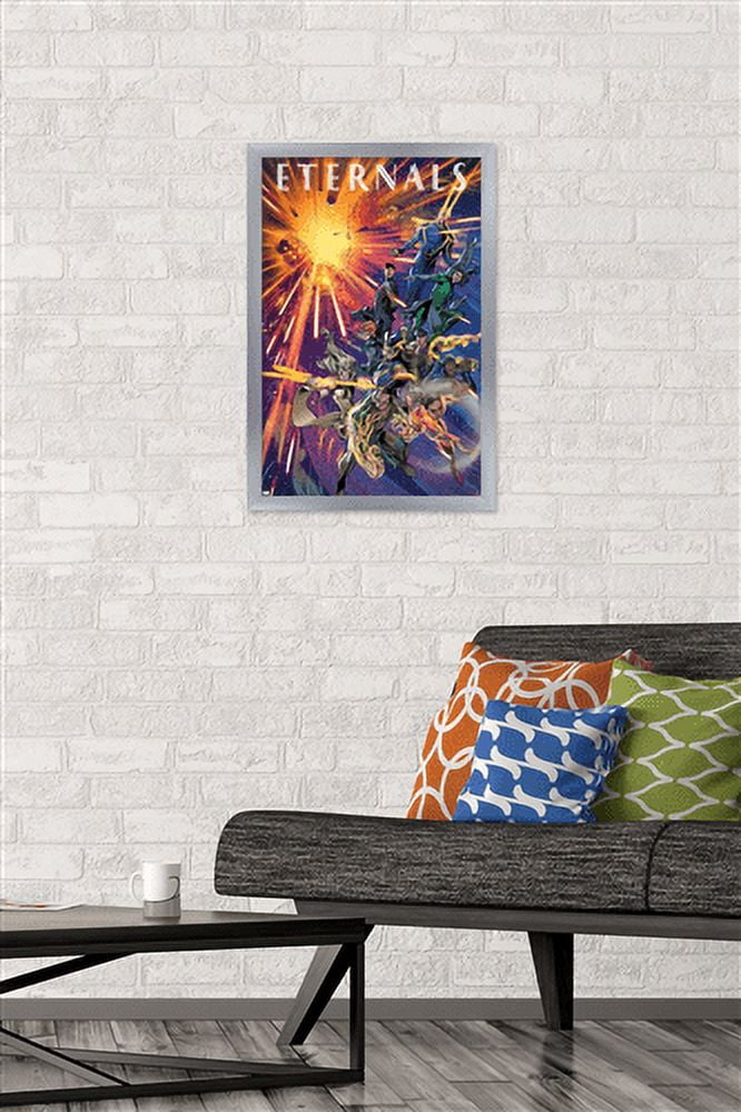 Marvel Eternals - Immortals Walk Comic Wall Poster, 14.725" x 22.375", Framed