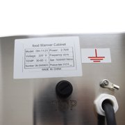 Food Warmer Cabinet 220V Mobile Banquet Trolley Upright Hot Food Holding Cabinet 11 Trays