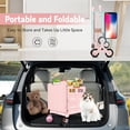 thumbnail image 4 of Foldable Utility Cart with Stair Climbing Wheels,Collapsible Rolling Crate with Magnetic Lid Telescopic Cover,Adjustable Telescoping Handle Hand Cart, 4 of 8