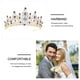 thumbnail image 5 of KAKOWELY Corona de cristal con diamantes de imitación para novia, tocado de boda exquisito., 5 of 5