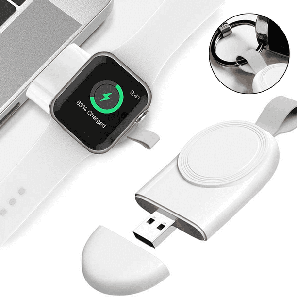 Chargeur de Montre, Chargeur Sans Fil Portable Magnétique iWatch Compatible  pour Apple Watch Série 4/ 3/ 2/ 1 