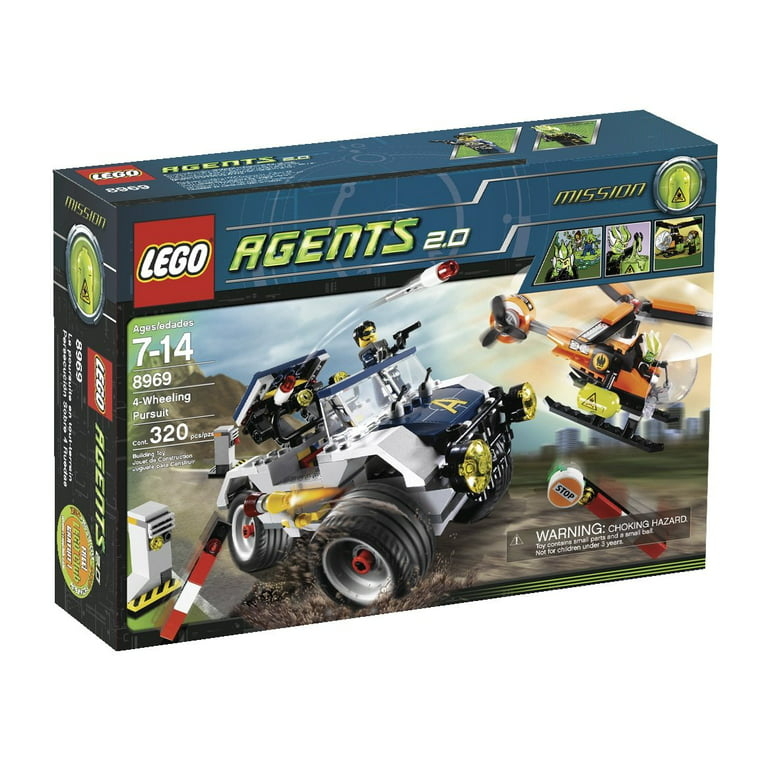 Proportional mode En del LEGO Agents 4-Wheeling Pursuit 8969 - Walmart.com