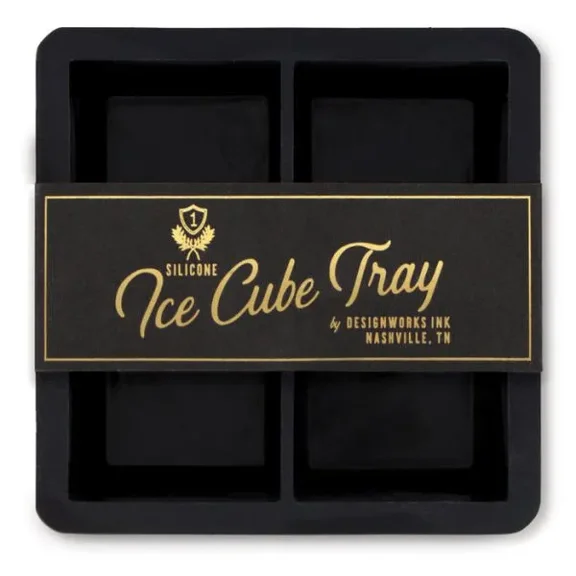 Designworks Ink Silicone Icecube Tray (Black)