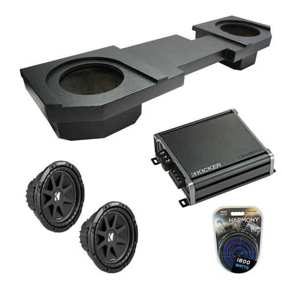 2002-2018 Dodge Ram Quad or Crew Kicker Comp C10 Dual 10" Rhino Sub Box CXA8001