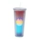 thumbnail image 1 of Vaso de agua de gran capacidad de 710ML/24OZ, vaso mate completamente tachonado, vaso de plástico re Tomshoo  Transparente multicolor, 1 of 7
