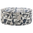 thumbnail image 4 of Tomkins Oval Upholstered Storage Ottoman Indigo Blue, 4 of 9