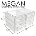 thumbnail image 5 of OnDisplay Megan 6 Drawer Cosmetic/Jewelry Organizer, 5 of 6