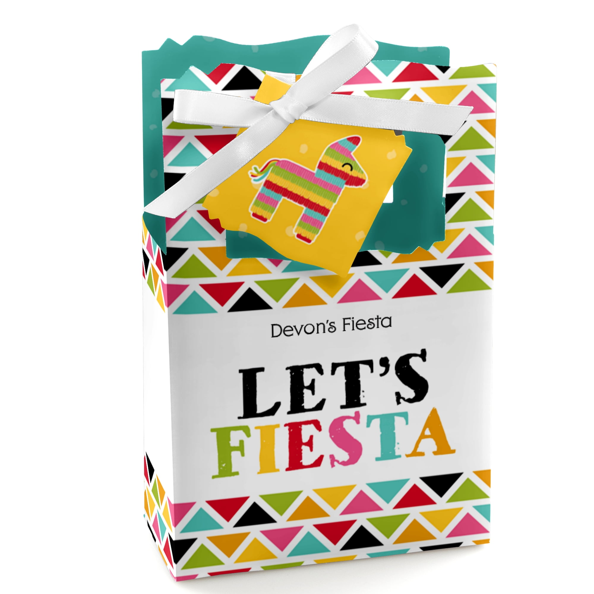 Let's Fiesta Mexican Fiesta Party Favor Boxes Set of 12 Walmart